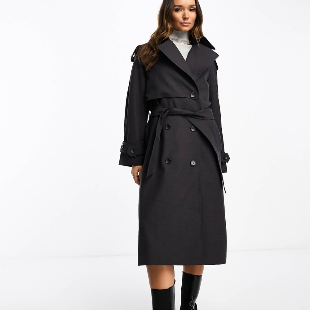 & other stories wool blended trend coat